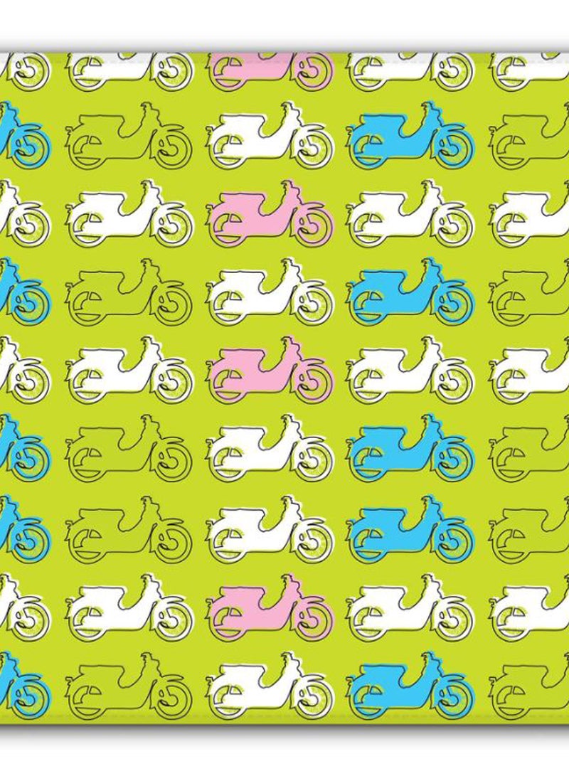 Stylizedd Asian Scooter Non-Slip Gaming Mousepad Multicolour - Image 2