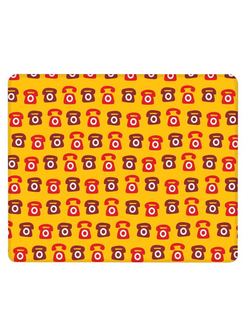 Stylizedd Ringing Telephone Non-Slip Gaming Mousepad Multicolour  - Image 1