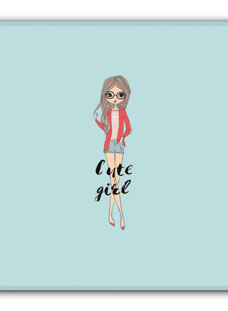 Stylizedd Dreamer Cute Girl Non-Slip Gaming Mousepad Light Green - Image 2