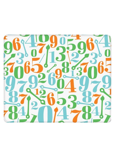 Clockwork Counting Non-Slip Gaming Mousepad Multicolour