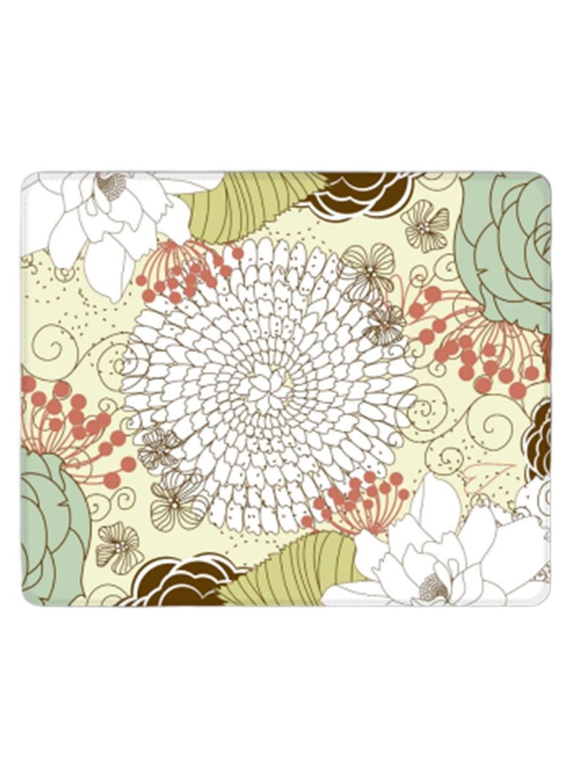 Stylizedd Blooming Flower Designer Gaming Mousepad Multicolour - Image 1