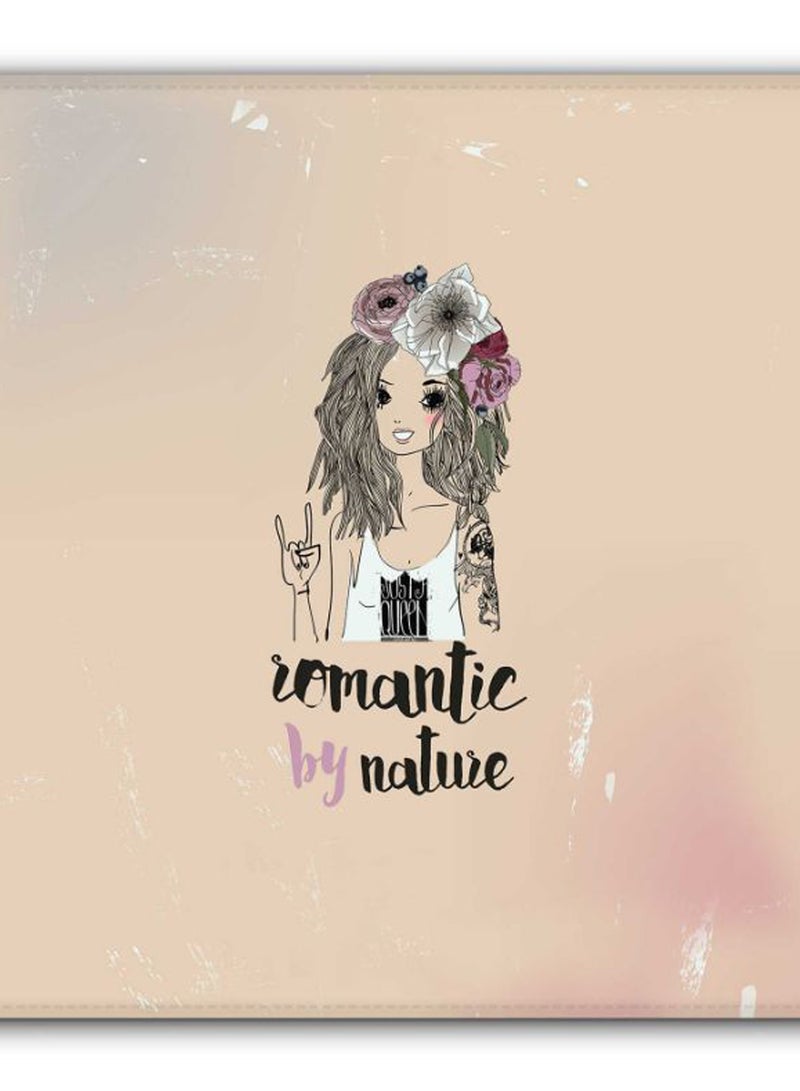 Stylizedd Romantic By Nature Non-Slip Gaming Mousepad Beige - Image 2