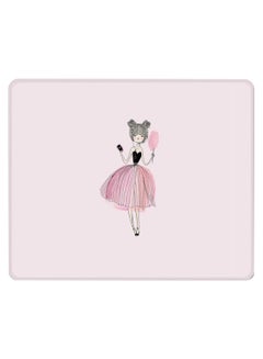Lost In Music Non-Slip Gaming Mousepad Light Pink