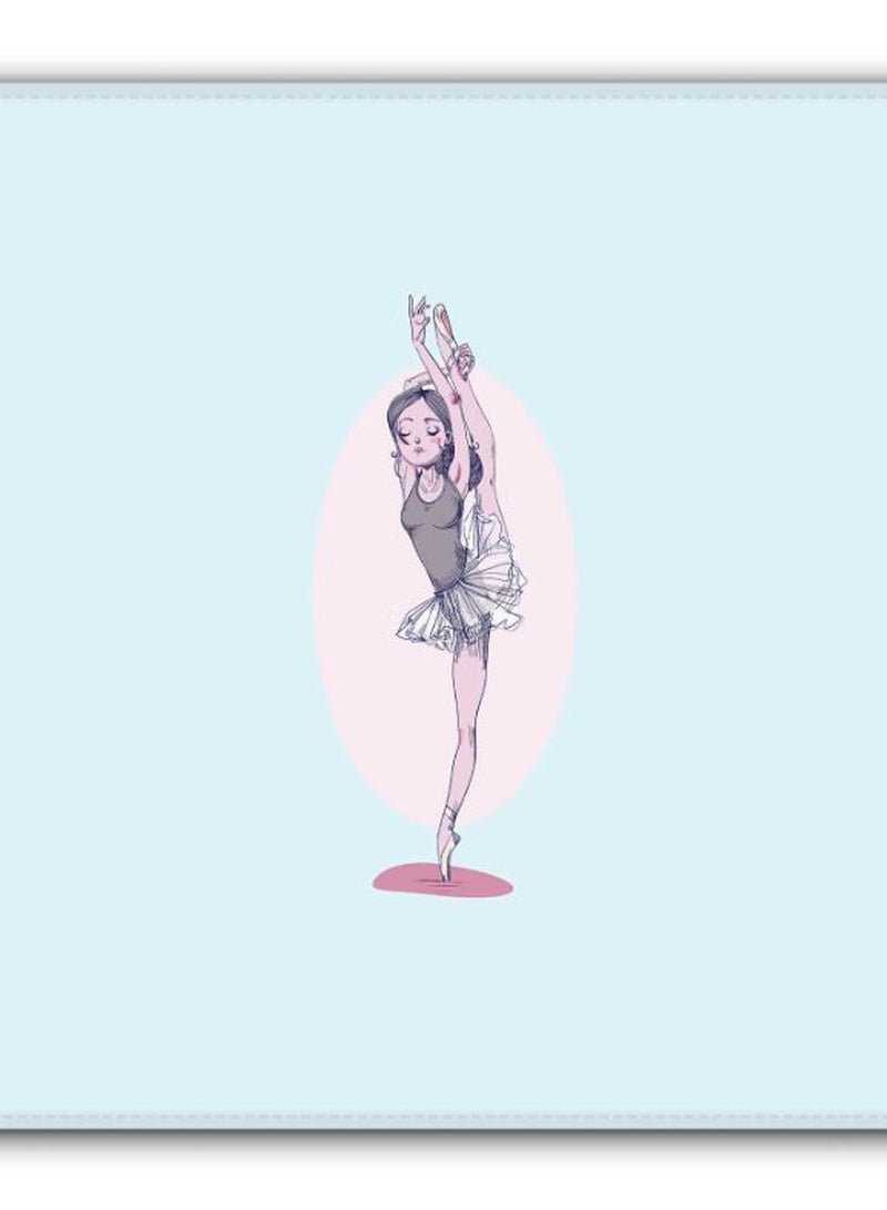 Stylizedd Flying Ballerina Non-Slip Gaming Mousepad Turquoise  - Image 2