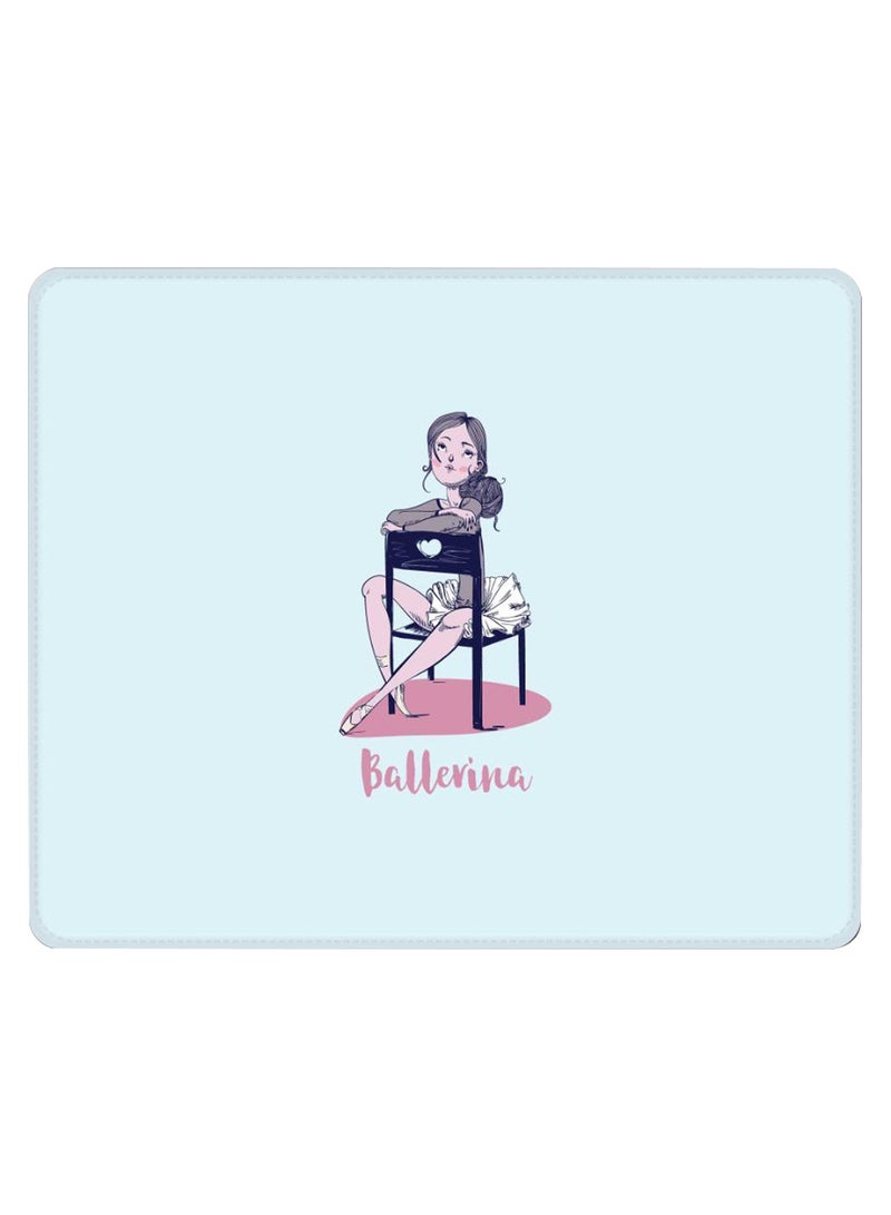Stylizedd Ballerina Non-Slip Gaming Mousepad Turquoise  - Image 1