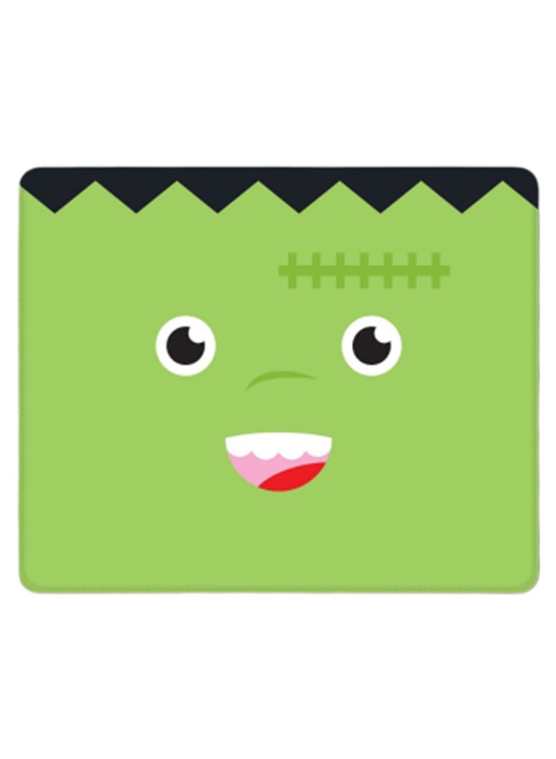 Stylizedd Cute Frankie Designer Gaming Mousepad Green/Black - Image 1