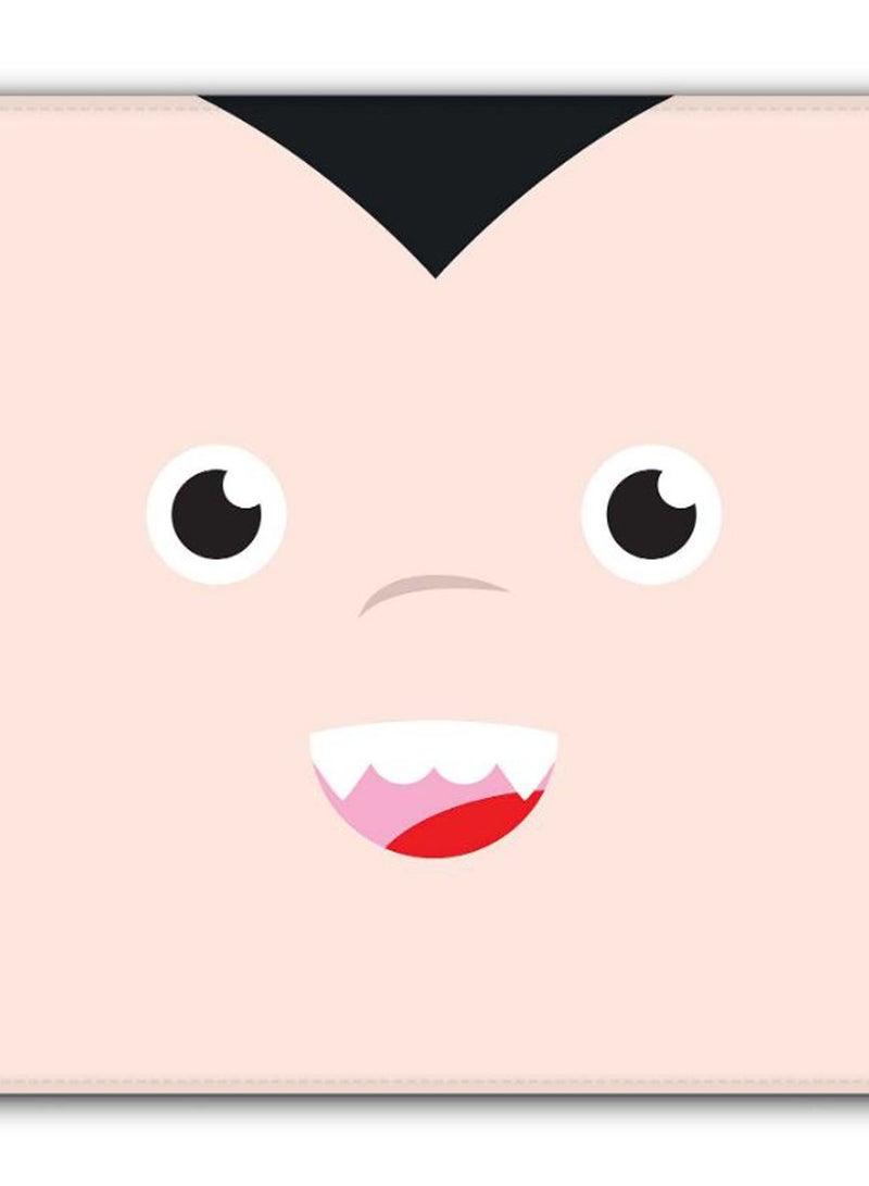 Stylizedd Cute Dracula Designer Gaming Mousepad Light Pink/Black - Image 2