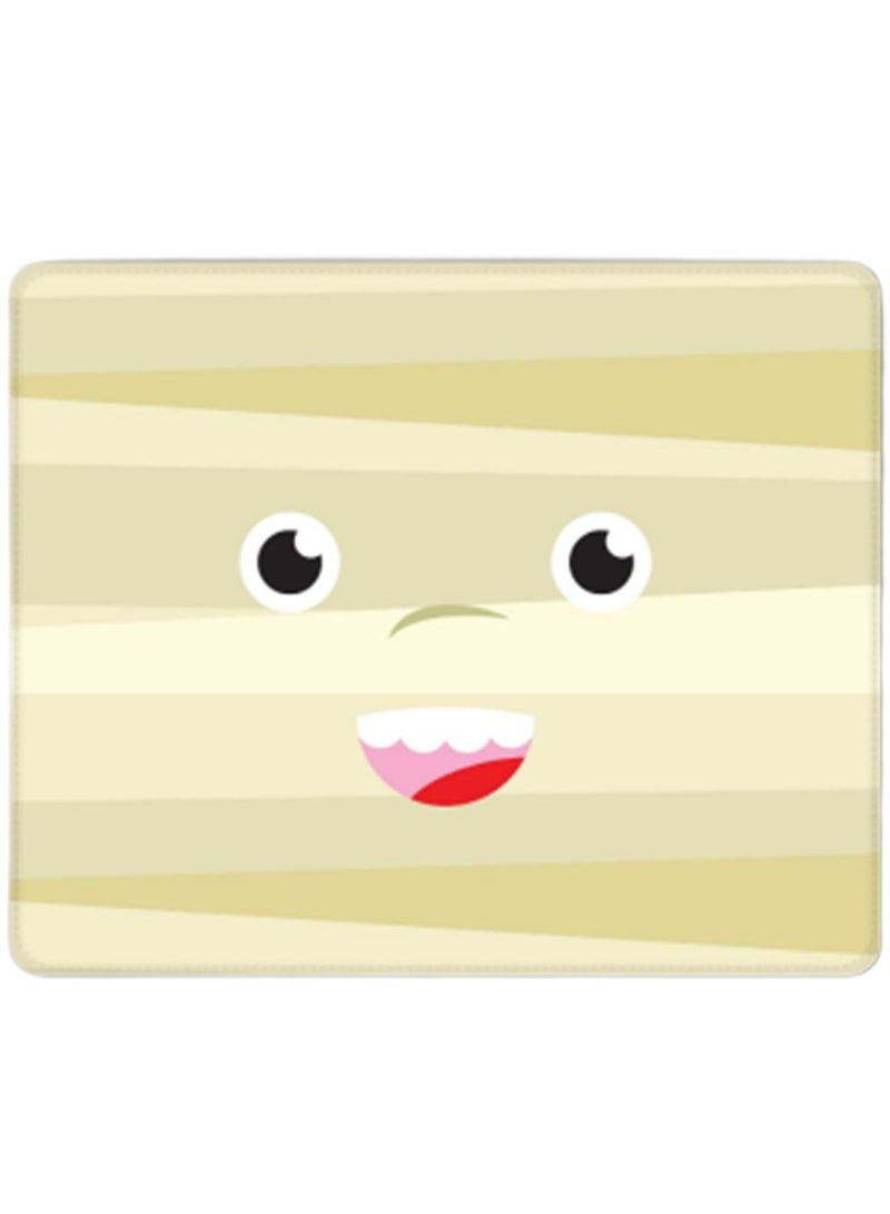 Stylizedd Cute Mummy Designer Gaming Mousepad Green/Beige - Image 1