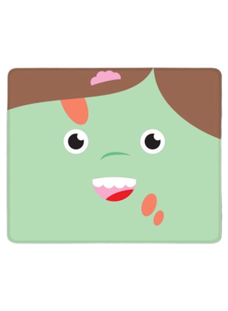 Stylizedd Cute Avatar Designer Gaming Mousepad Green/Brown - Image 1