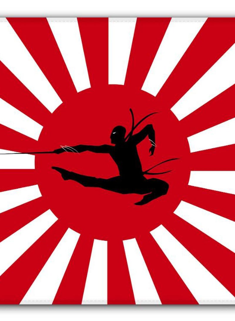Stylizedd Son Of Ninja Designer Gaming Mousepad Red/White/Black - Image 2