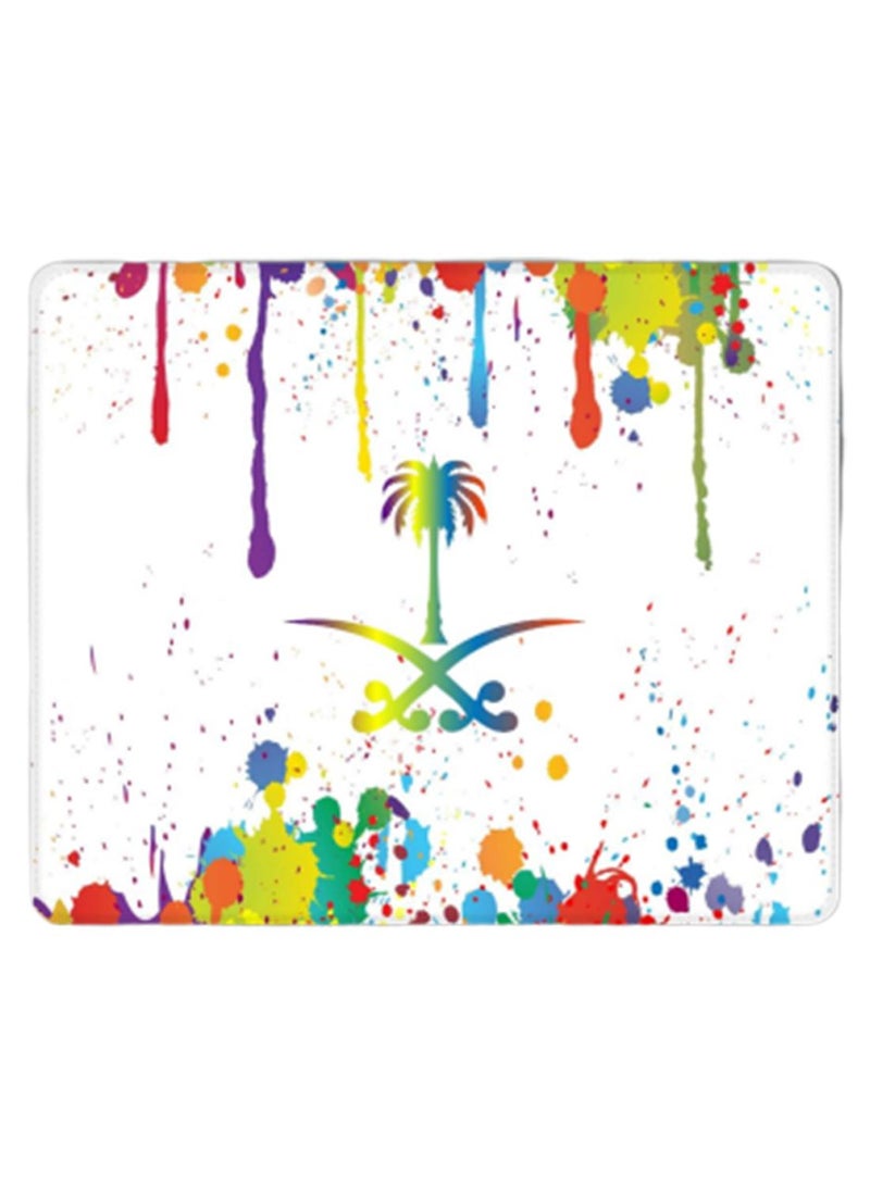 Stylizedd Colourful Saudi Designer Gaming Mousepad Multicolour - Image 1