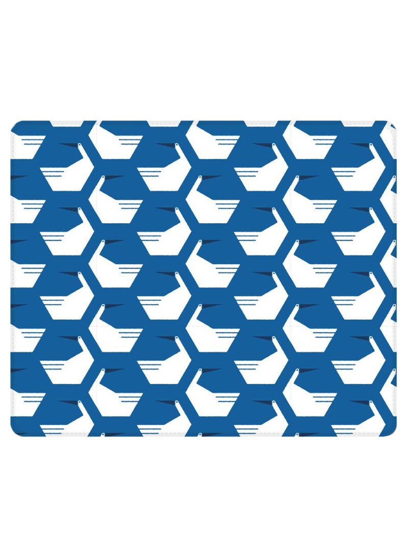 Stylizedd Loose Goose Non-Slip Designer Gaming Mousepad Blue/White - Image 1