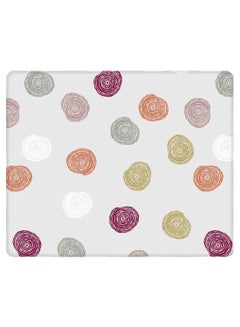 Circular Scribbles Non-Slip Designer Gaming Mousepad Multicolour