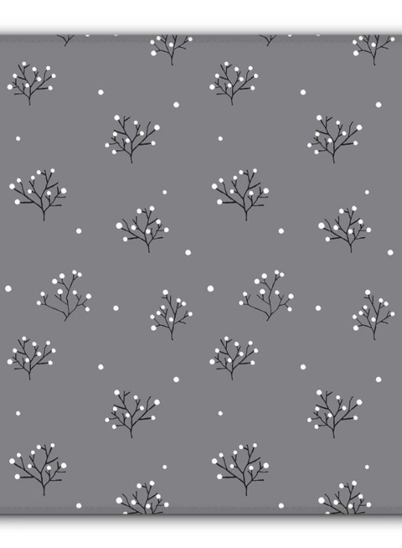 Stylizedd Winter Splinter Non-Slip Designer Gaming Mousepad Grey/White/Black - Image 2