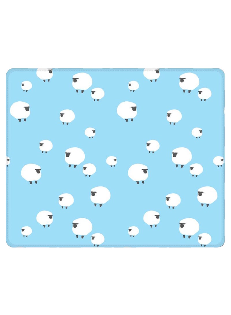 Stylizedd Counting Sheep Non-Slip Designer Gaming Mousepad Blue/White/Black - Image 1