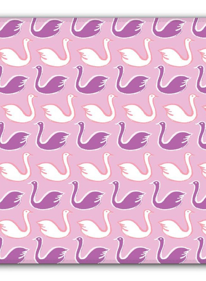 Stylizedd Swan Story Non-Slip Designer Gaming Mousepad Purple/White - Image 2