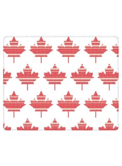 Stylizedd Maple Mitten Non-Slip Designer Gaming Mousepad White/Red  - Image 1