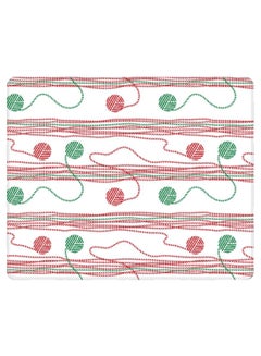 Wool Roll Non-Slip Designer Gaming Mousepad Multicolour