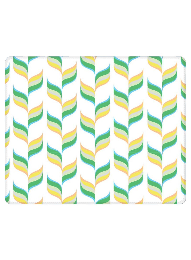 Retro Leaves Non-Slip Designer Gaming Mousepad Multicolour