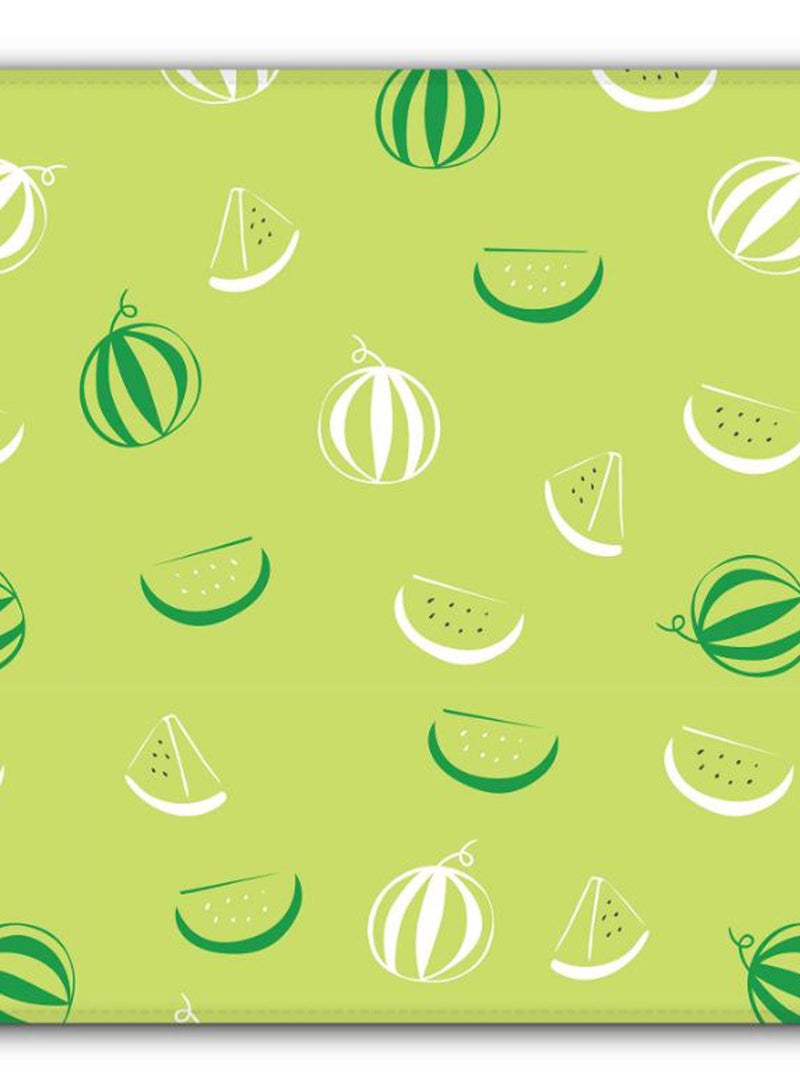 Stylizedd Watermelon Bits Non-Slip Designer Gaming Mousepad Green/White - Image 2