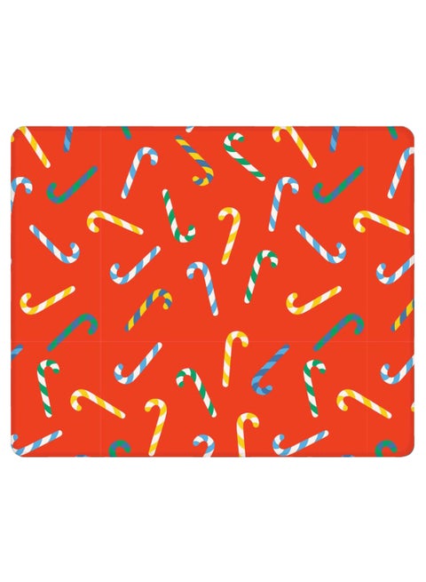 Candy Canes Non-Slip Designer Gaming Mousepad Multicolour