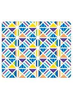 Greek Tiles Non-Slip Designer Gaming Mousepad Multicolour