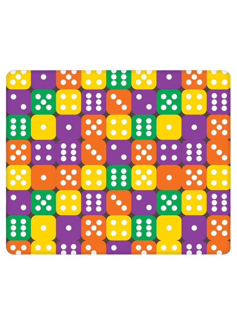Stylizedd - Dice Roll Non-Slip Designer Gaming Mousepad Multicolour - Image 1
