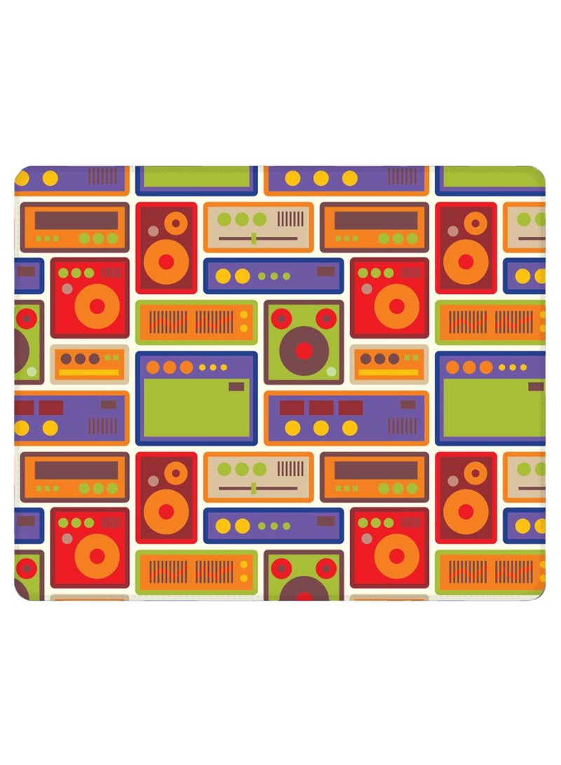 Stylizedd Retro Equipment Non-Slip Designer Gaming Mousepad Multicolour - Image 1