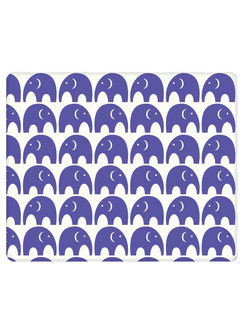 Stylizedd Baby Elephants Non-Slip Designer Gaming Mousepad Purple/White  - Image 1