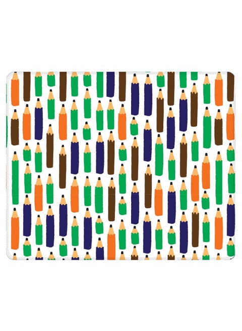 Pencil Race Non-Slip Designer Gaming Mousepad Multicolour