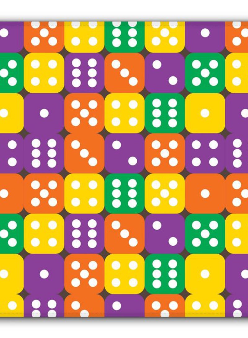 Stylizedd - Dice Roll Non-Slip Designer Gaming Mousepad Multicolour - Image 1