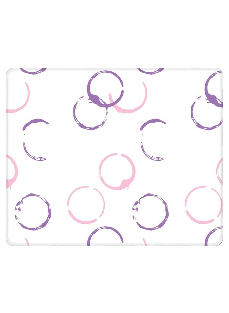 Stylizedd Pretty Stains Non-Slip Designer Gaming Mousepad White/Purple  - Image 1
