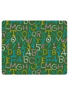 Board Alphabets Non-Slip Designer Gaming Mousepad Multicolour