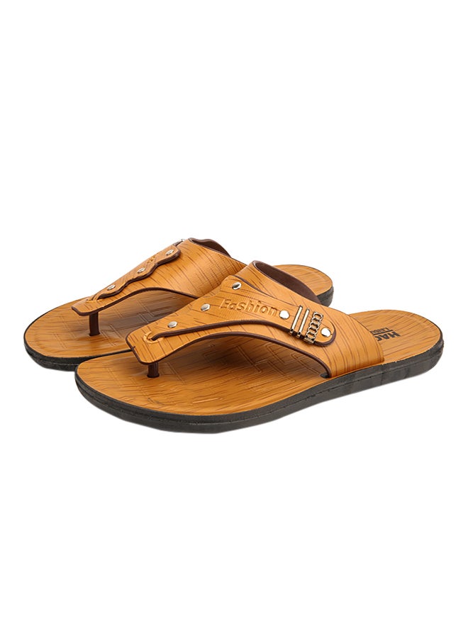 Flops Beach Casual Flip Flops yellow  - Image 1