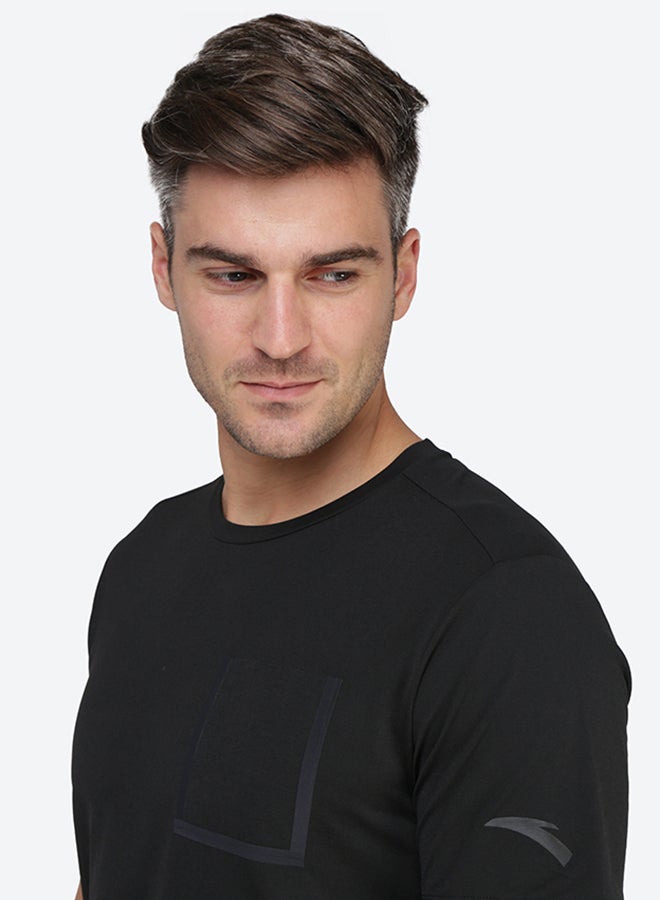 ANTA - Cross-Training Short Sleeve T-Shirt Black - Image 1