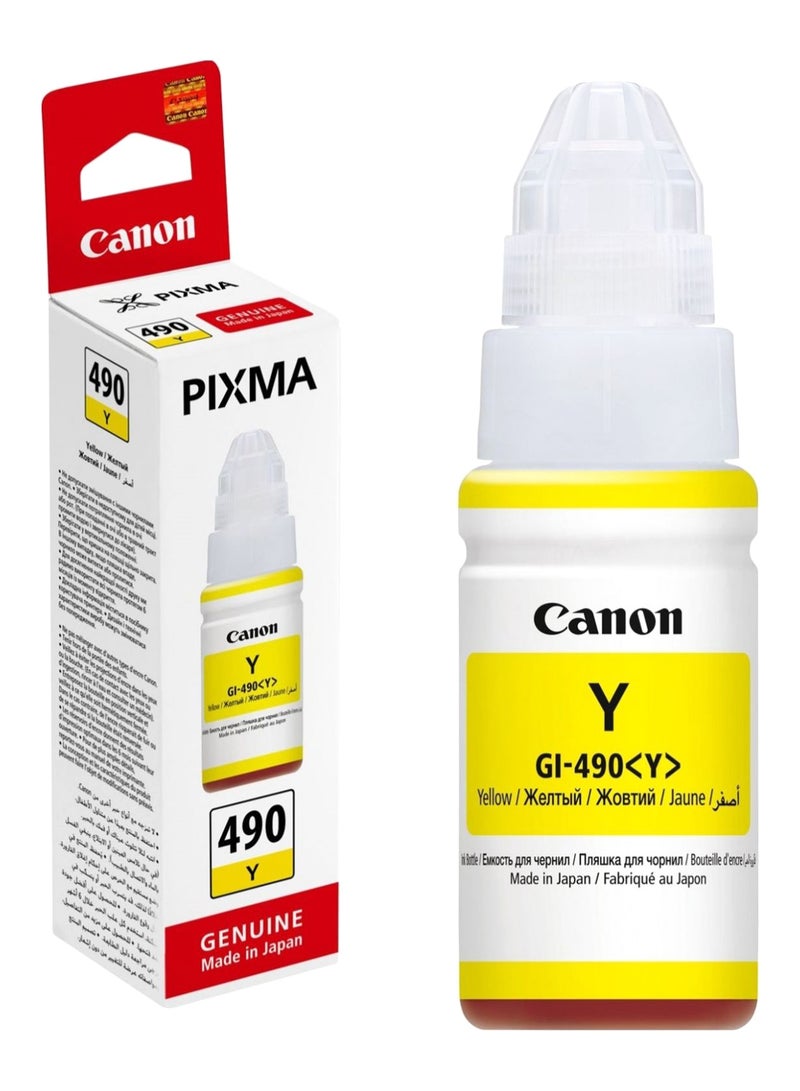 كانون خرطوشة حبر طراز 490 للطابعات أصفر - Image 2