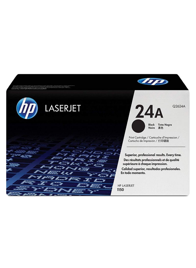 HP 24A Print Cartridge For Laserjet Black