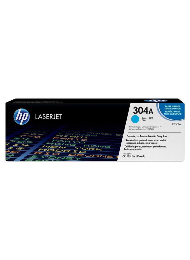 HP 304A Print Cartridge For Laserjet Cyan