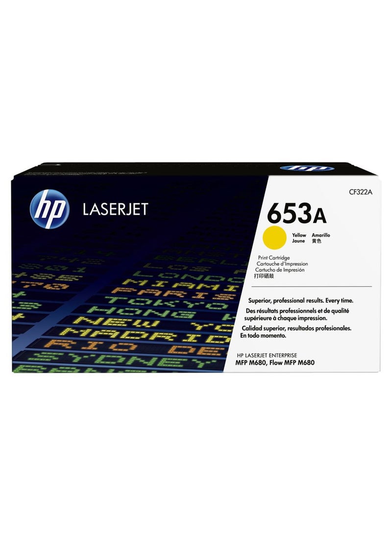 HP 653A Print Cartridge For Laserjet Yellow