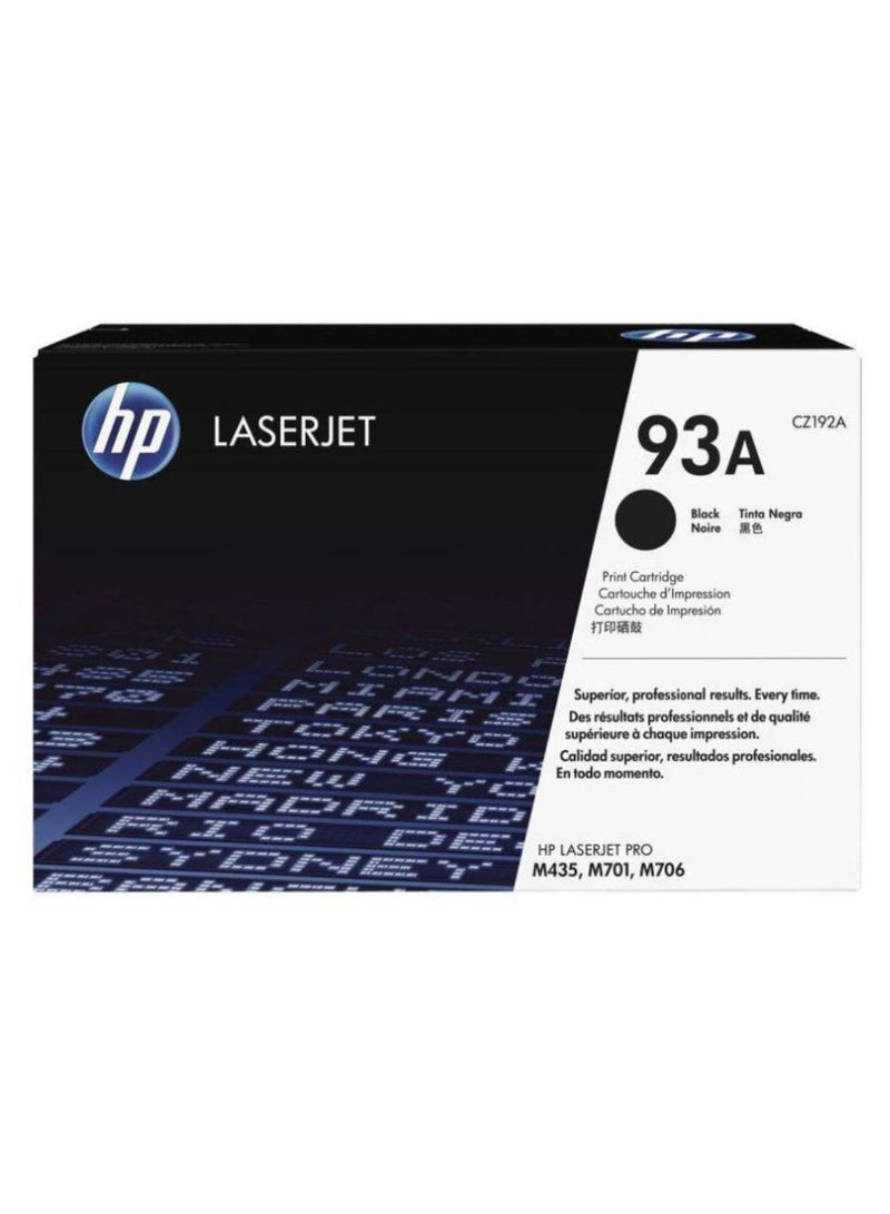 HP 93A Print Cartridge For Laserjet Black
