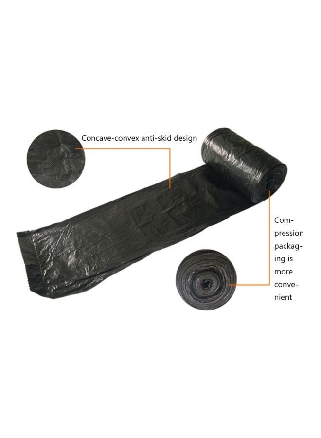 Disposable Roll-Off Garbage Bag Black 450x500mm - Image 2