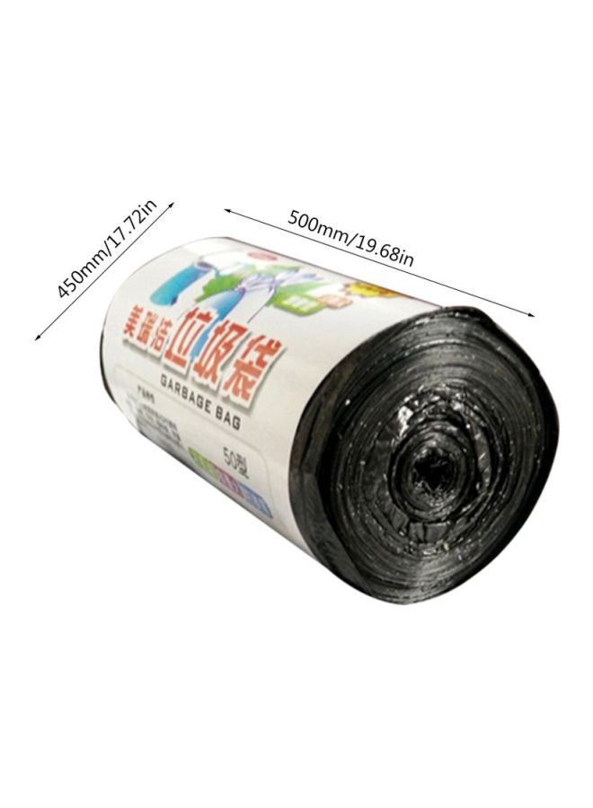 Disposable Roll-Off Garbage Bag Black 450x500mm - Image 5