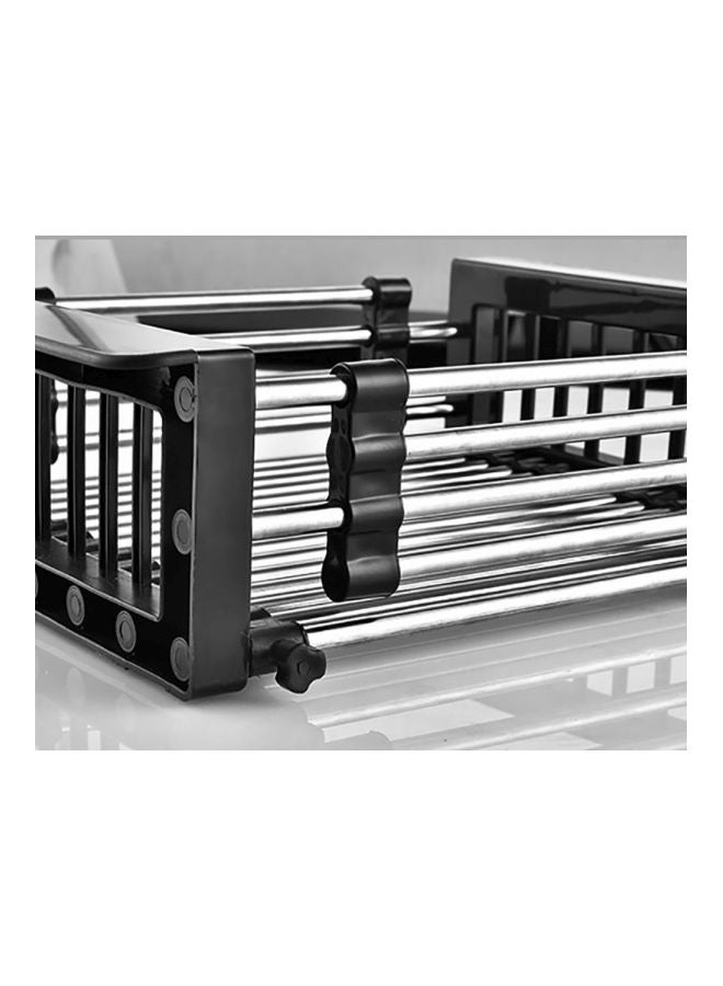 Stainless Steel Drain Basket Rack Black S - Image 3