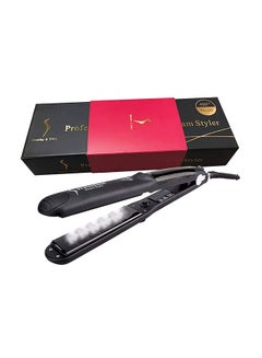 Professional Hair Steam Straightener Black