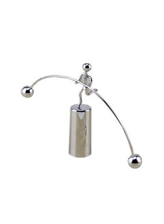 Generic Creative Decoration Mini Steel Balance Toy Silver  - Image 1
