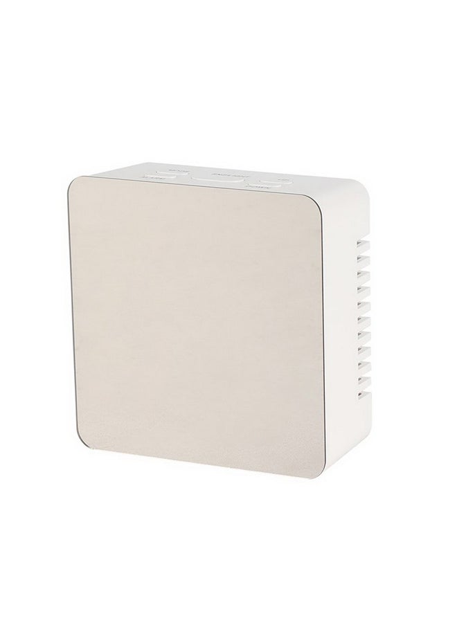 Digital Led Alarm Clock Beige/White  - Image 1