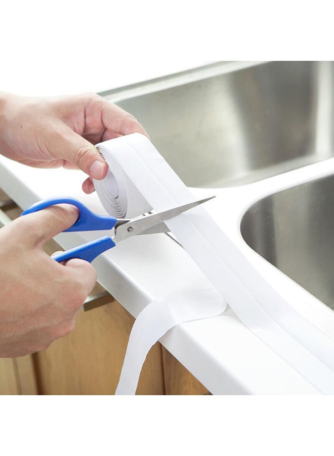 Waterproof Tape Wall Sticker White 4x3.8centimeter - Image 2