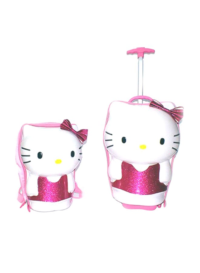 Generic 2-Piece Hello Kitty Kids Backpack Multicolour  - Image 1