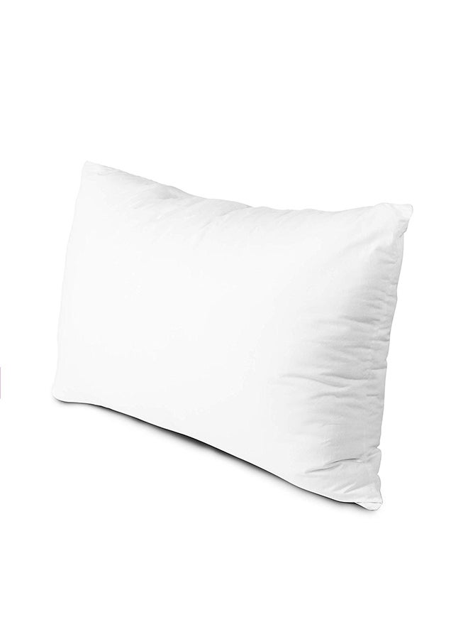 snooze Comfortable Soft Bed Pillow Cotton White 50x70cm
