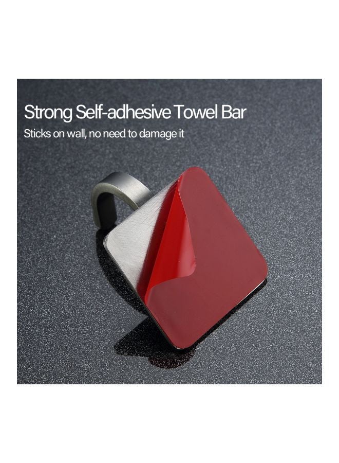 طقم خطافات للمناشف من الستانلس ستيل مكون من 4 قطع فضي 4x4Ø³Ù†ØªÙŠÙ…ØªØ± - Image 3